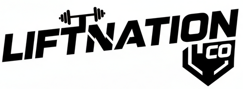 Create a unique black color logo for LiftNationCo